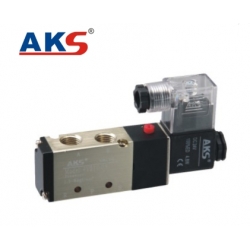 Solenoid (โซลีนอย) Valve นิวเมติก 5/2 24VDC 1/4" 4V210-08
